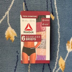 New in Box…Reebok Seamless Briefs - Multicolor 6 Pack…Size Small